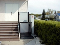 AmeriGlide Commercial Vertical Platform Lift - Hoistway