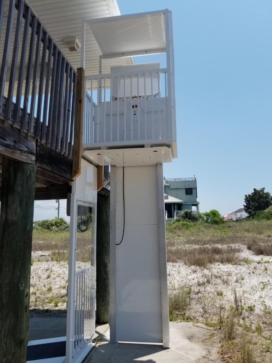 Outdoor Elevator provides accessibility solutions
