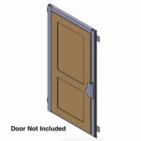 AmeriGlide Flush Mount Aluminum Door Jamb with Interlock - Discontinued July '19